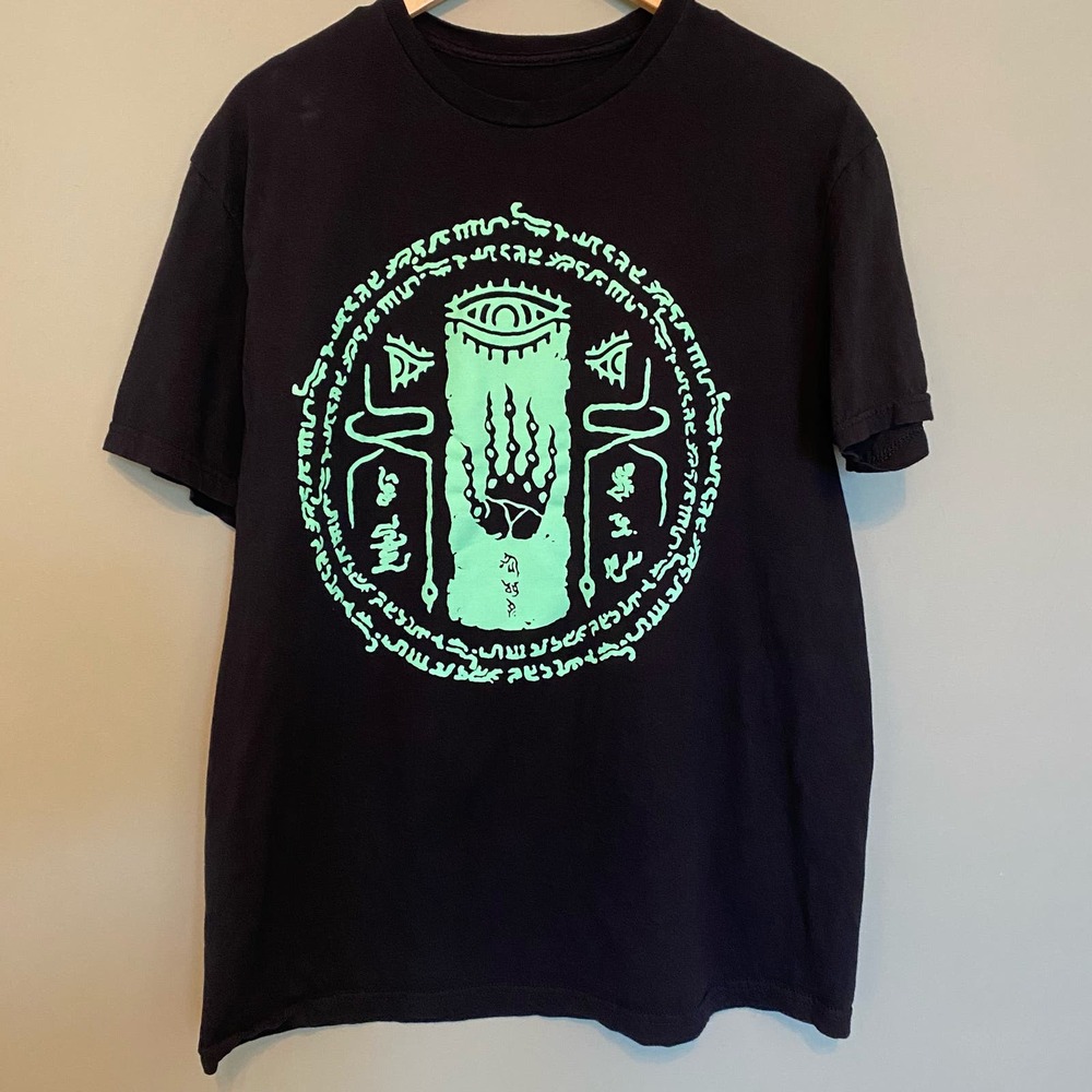 Legend of Zelda Tears of the Kingdom Seal Black Tee Size Large